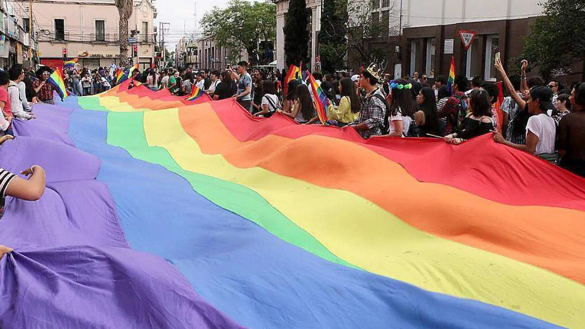 Manifestación de la comunidad LGBTIQ